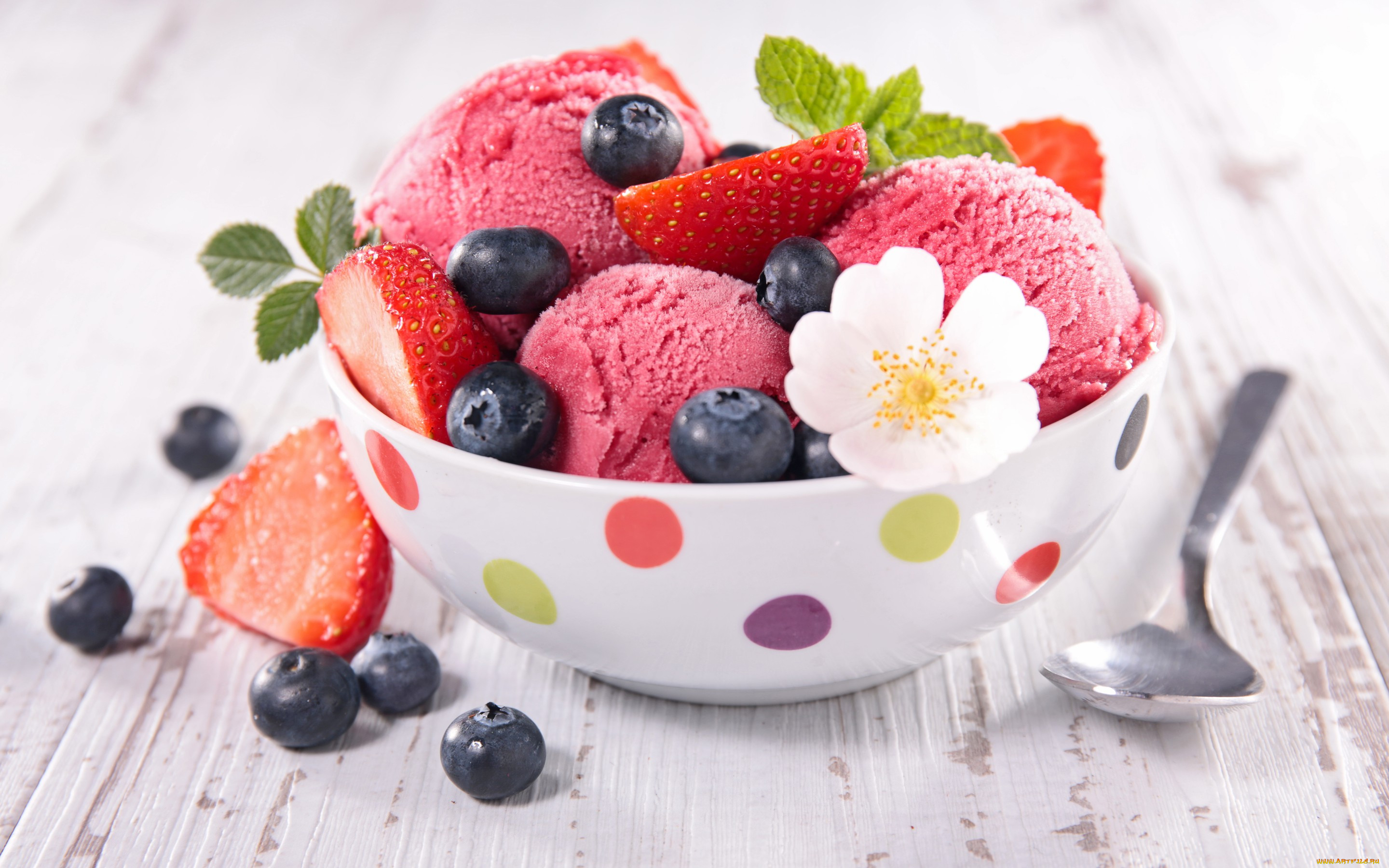 , ,  , ice, cream, sweet, dessert, fresh, berries, , , 